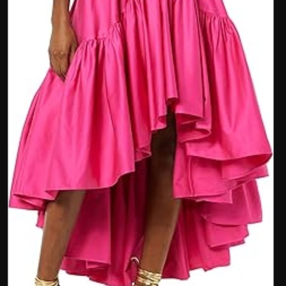 Ruffle Dress with Flounce (Pink) - Featured on Making The Cut TV Show NWT - Picture 5 of 8